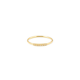 Кольцо Magic Wand из золота с белыми бриллиантами