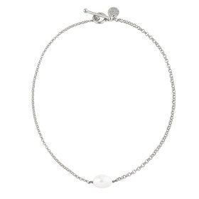 Колье Nava pearl с серебряным покрытием с жемчугом