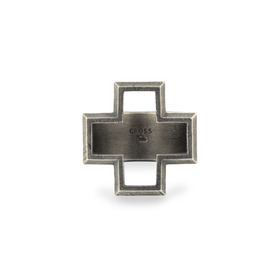 Кольцо-крест из серебра