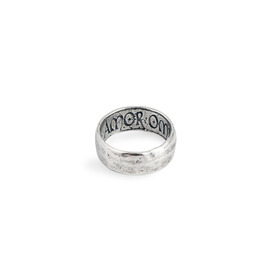 Мужское серебряное кольцо Amor