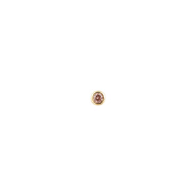 Пирсинг-хеликс из золота круг с бриллиантом 2,5 мм