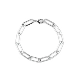 Серебристый браслет-цепь Blanc silver