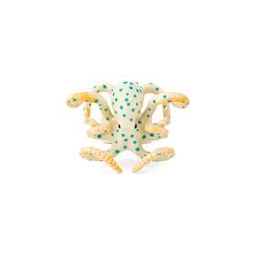 Кольцо Octopus в зеленый горошек
