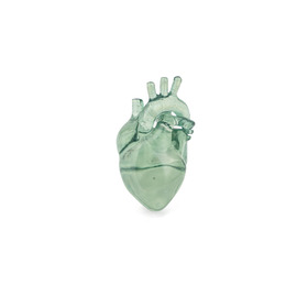 Зелёное кольцо-сердце