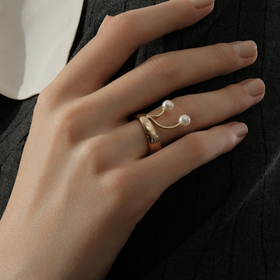 Позолоченное кольцо Maloe