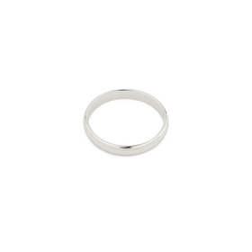 Мужское классическое обручальное кольцо из платины