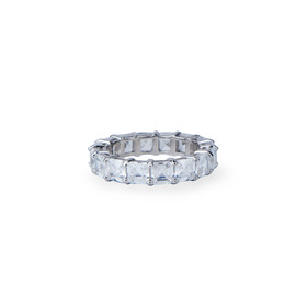 Серебряное кольцо с крупными фианитами