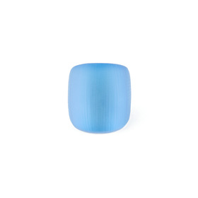 Объемное голубое кольцо из люцита