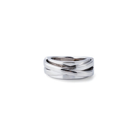 Тонкое кольцо Orb из серебра