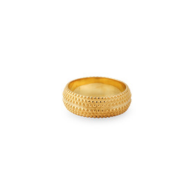 Позолоченное кольцо «Золотые мурашки»