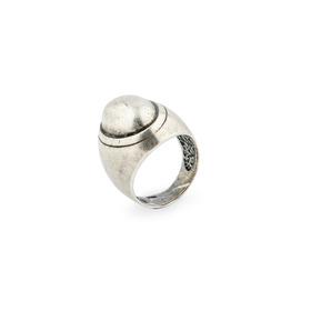Кольцо из оксидированного серебра