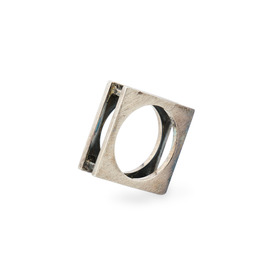 Кольцо «Квадрат» из серебра
