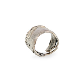 Кольцо «Перо 2» из серебра