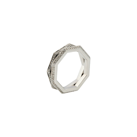 Кольцо из белого золота с бриллиантами RENDEZ VOUS 8