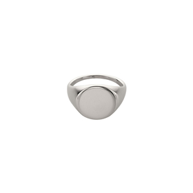 Кольцо-печатка Blanc из серебра