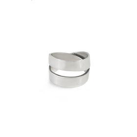 Двойное кольцо из серебра SC
