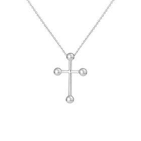 Подвеска из серебра с геральдическим крестом