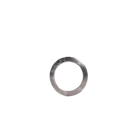 Матированное кольцо-диск из серебра