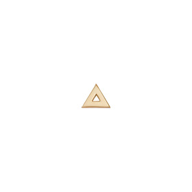Монопусета-треугольник из желтого золота