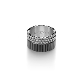 Кольцо Column из серебра, из коллекции Paillettes