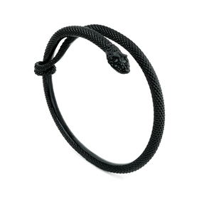 Черный браслет-змея SERPENT