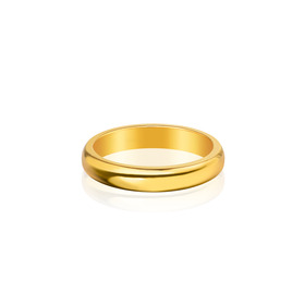 Позолоченное фаланговое кольцо из серебра ESSENTIALS