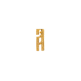 Позолоченный пусет с буквой «А» из бронзы