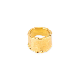 Позолоченное кольцо из серебра "Богемская Рапсодия"