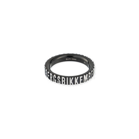 Кольцо черное с надписью Bikkembergs