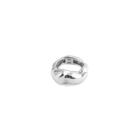 Серебряное форменное кольцо на мизинец