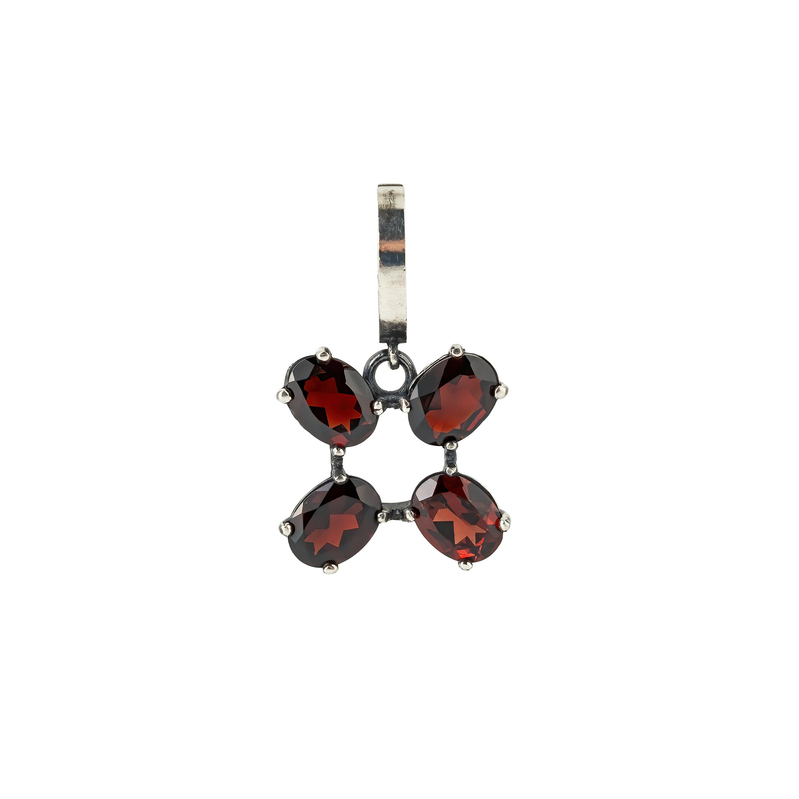 single earring Ali Garnet