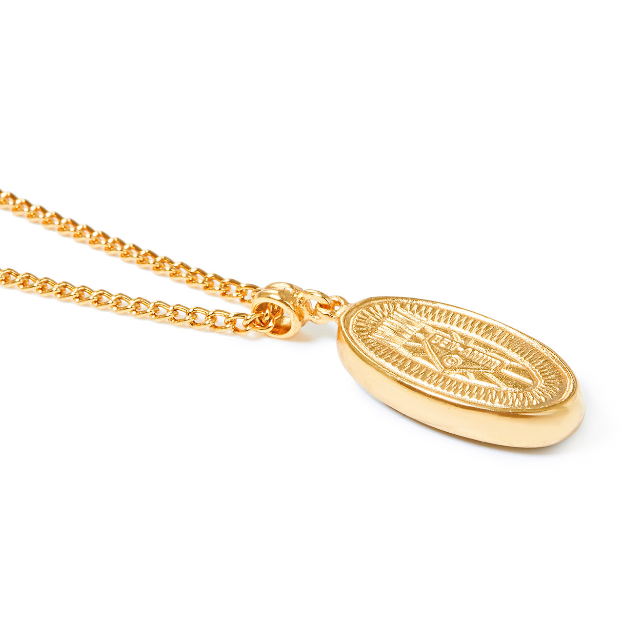 Gold-plated La femelle necklace, from The art of layering collection