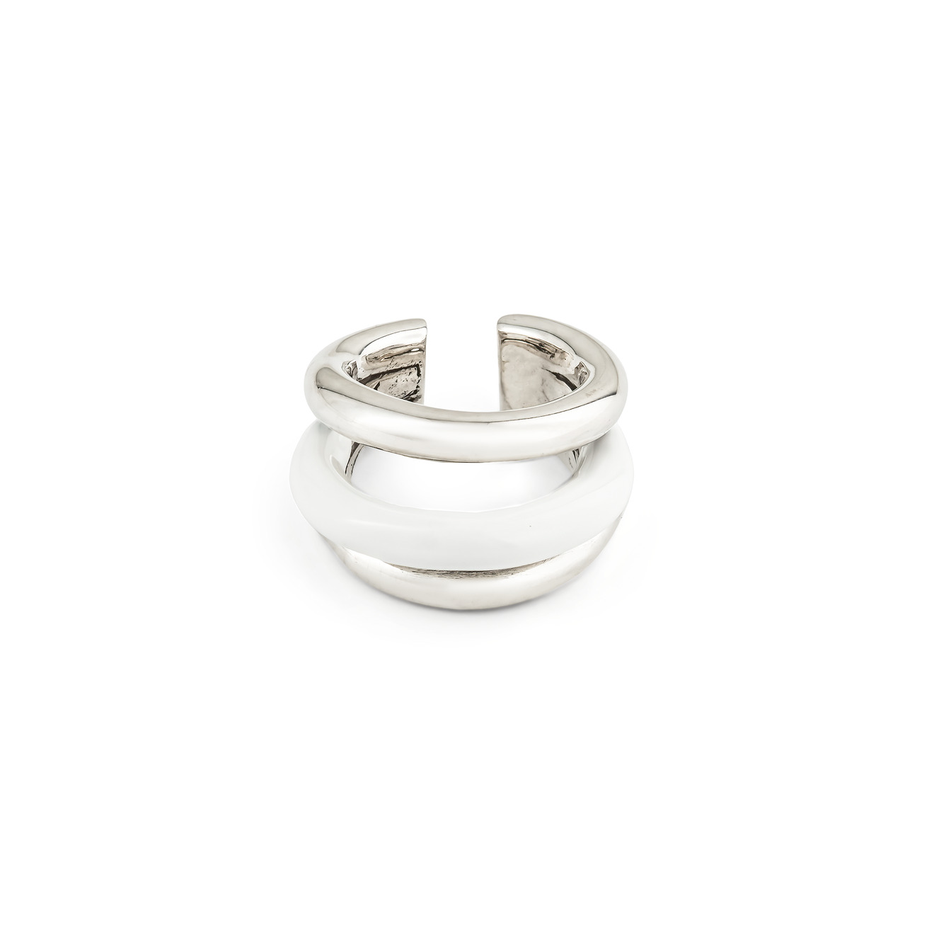 Philippe Audibert Кольцо Neal ring с серебряным покрытием philippe audibert кольцо neal ring с серебряным покрытием