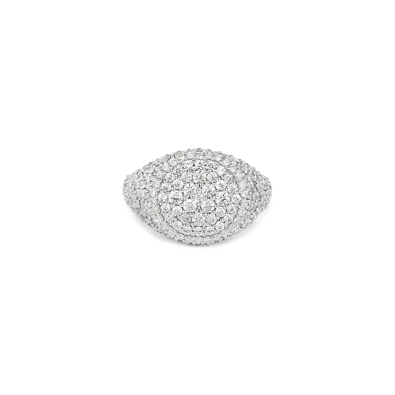 Серебряное кольцо с кубическим цирконием, из коллекции Cupid