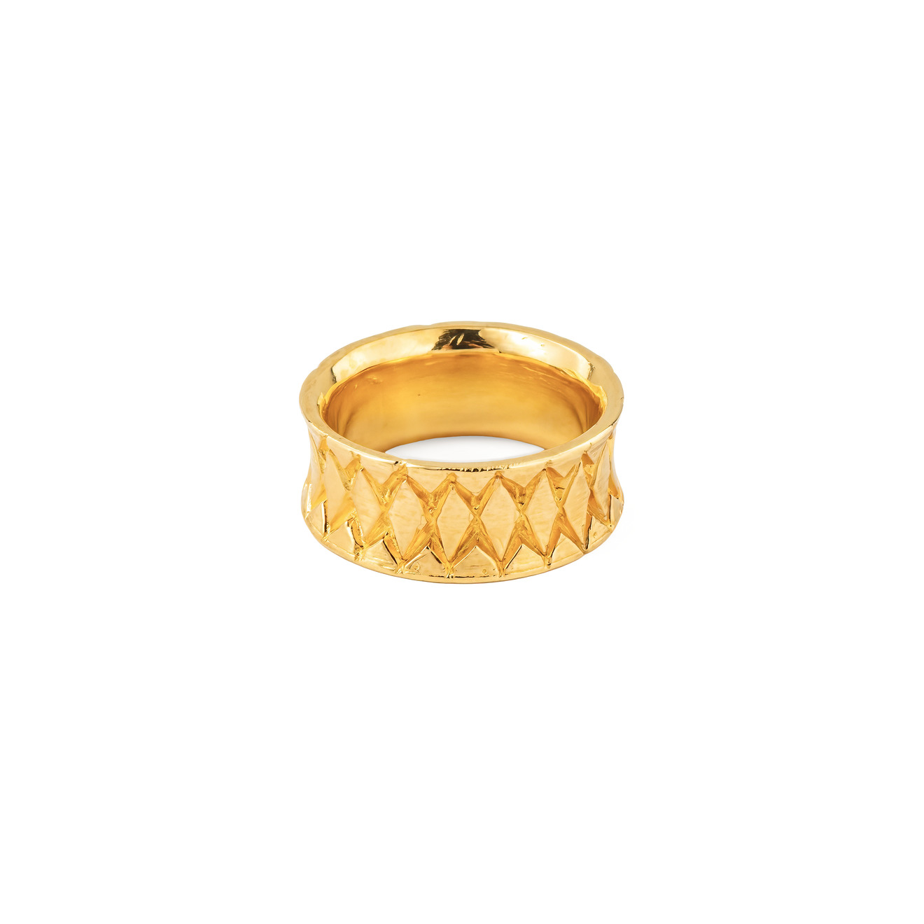 Sevenworlds позолоченное кольцо Rhombus sevenworlds позолоченное кольцо печатка pharaoh из серебра