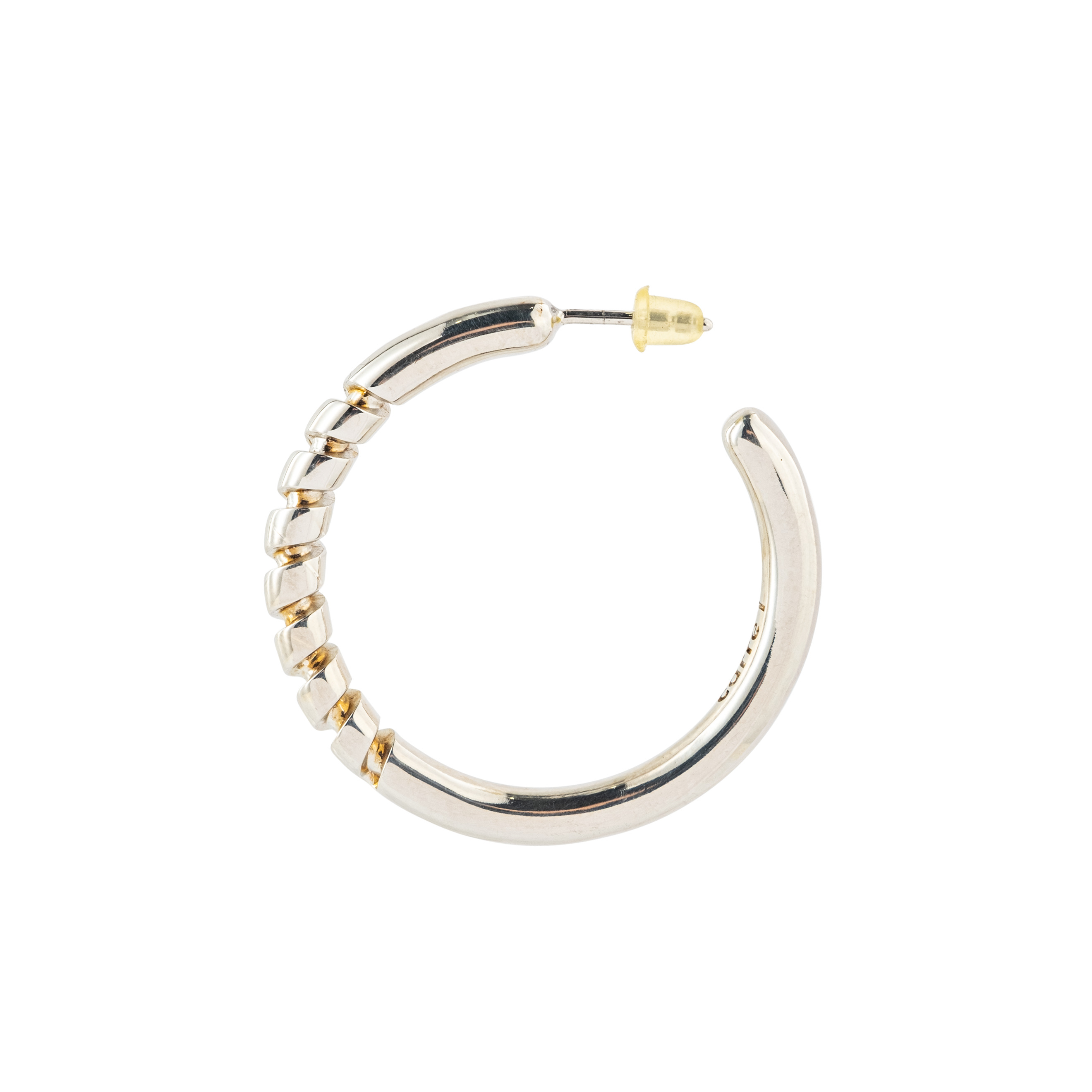 Серебристая моносерьга Lacy S 30