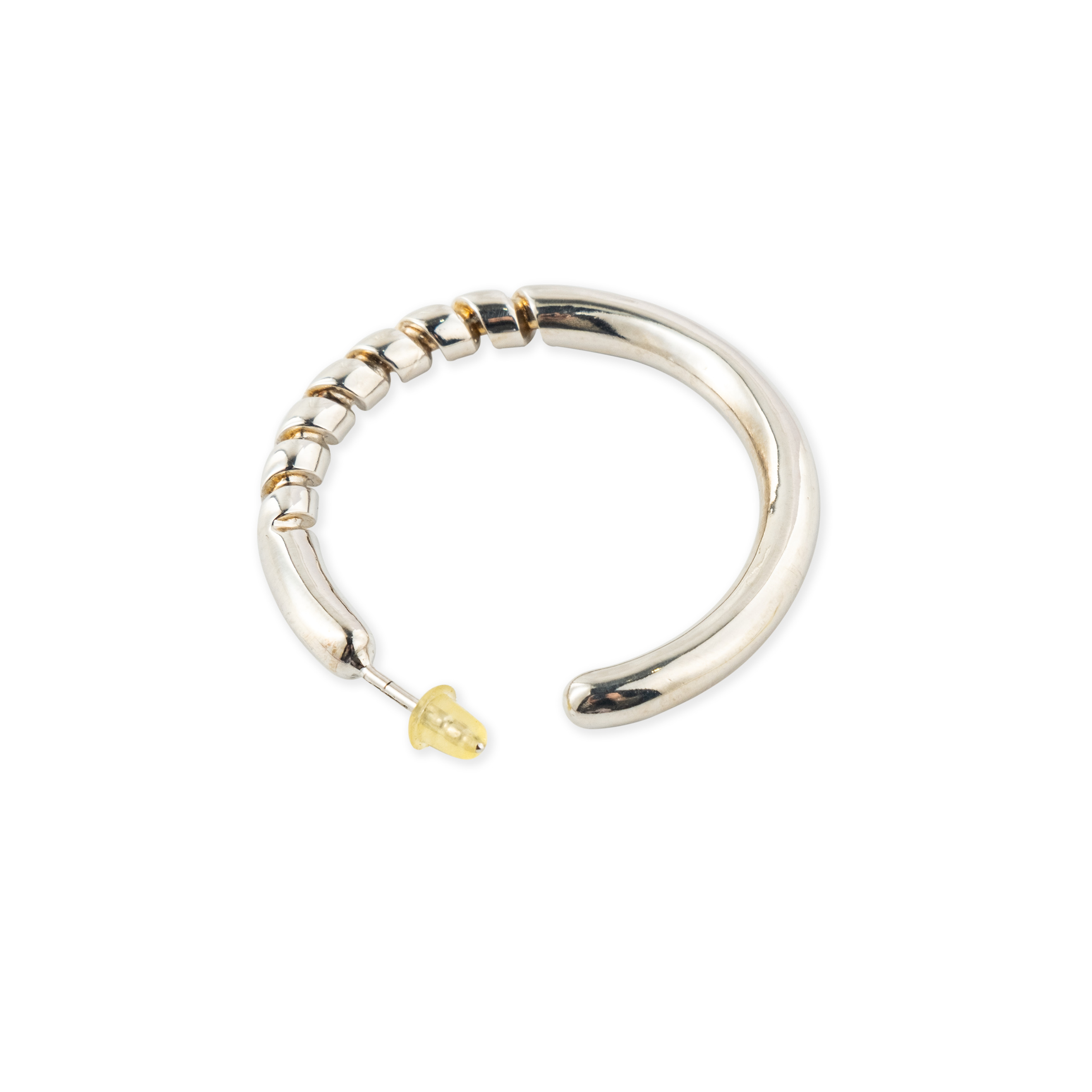 Серебристая моносерьга Lacy S 30