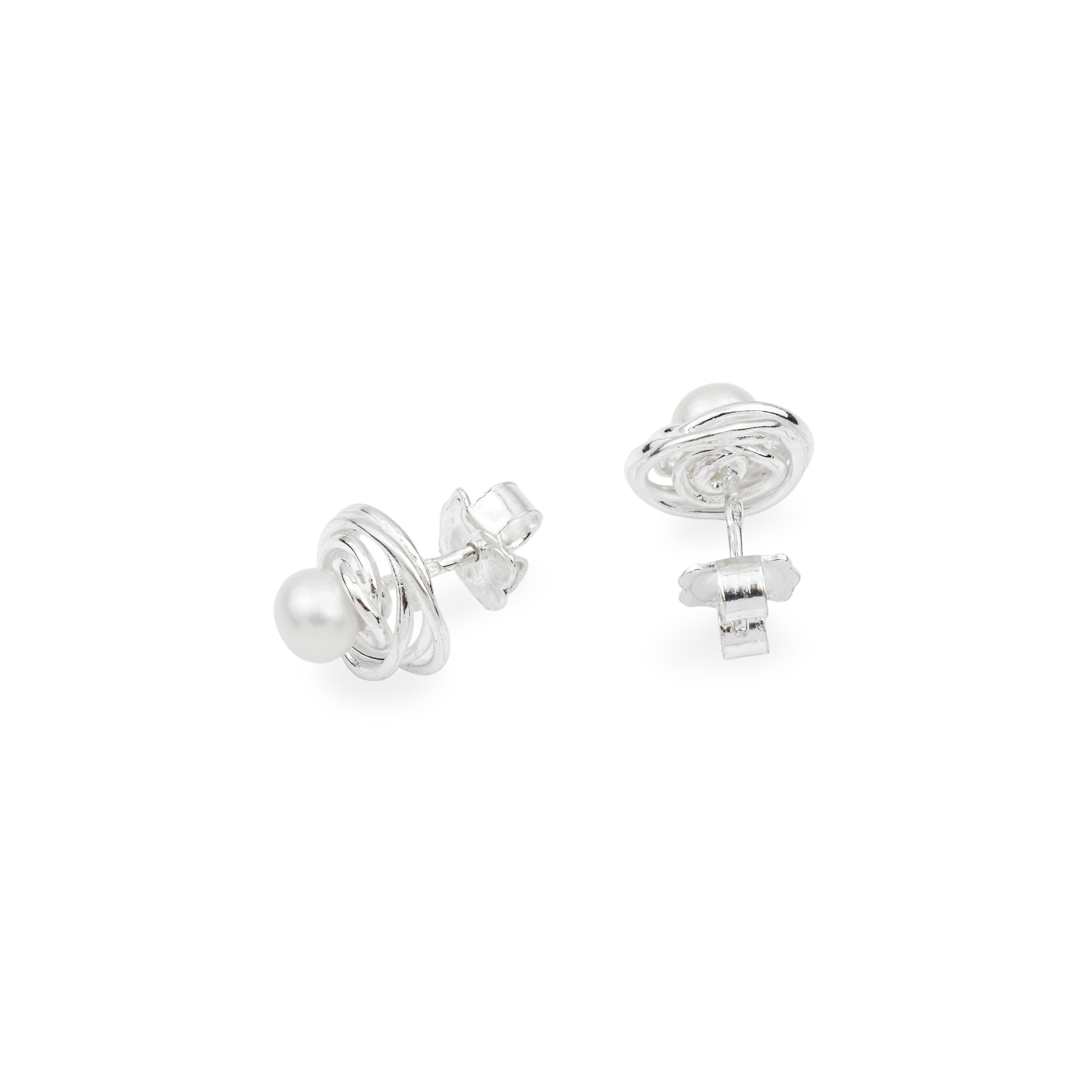 TOUS Niu earrings in silver with pearls