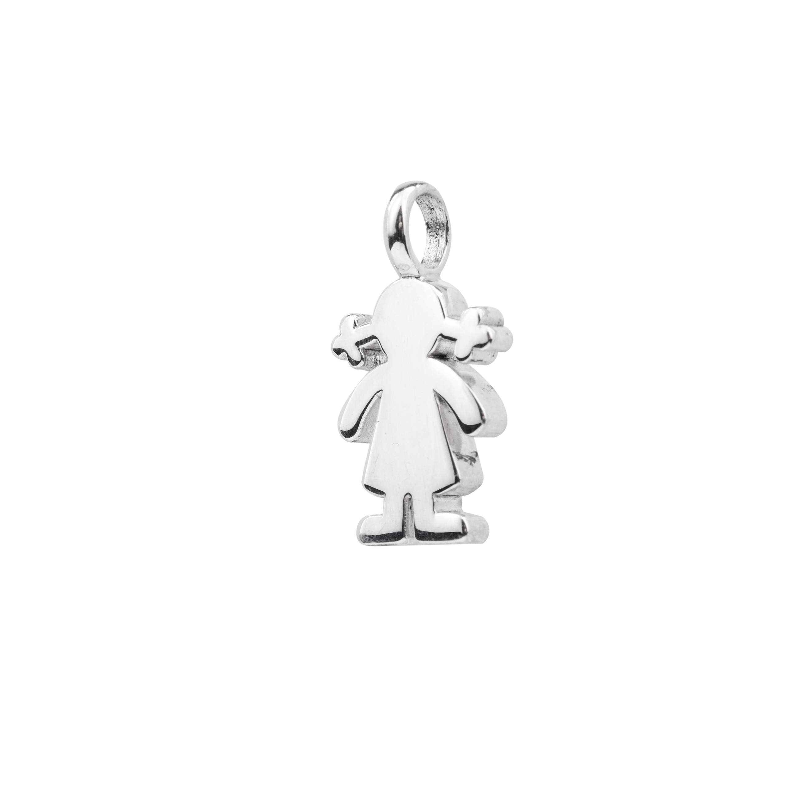 Серебряная подвеска Sweet Dolls с силуэтом девочки