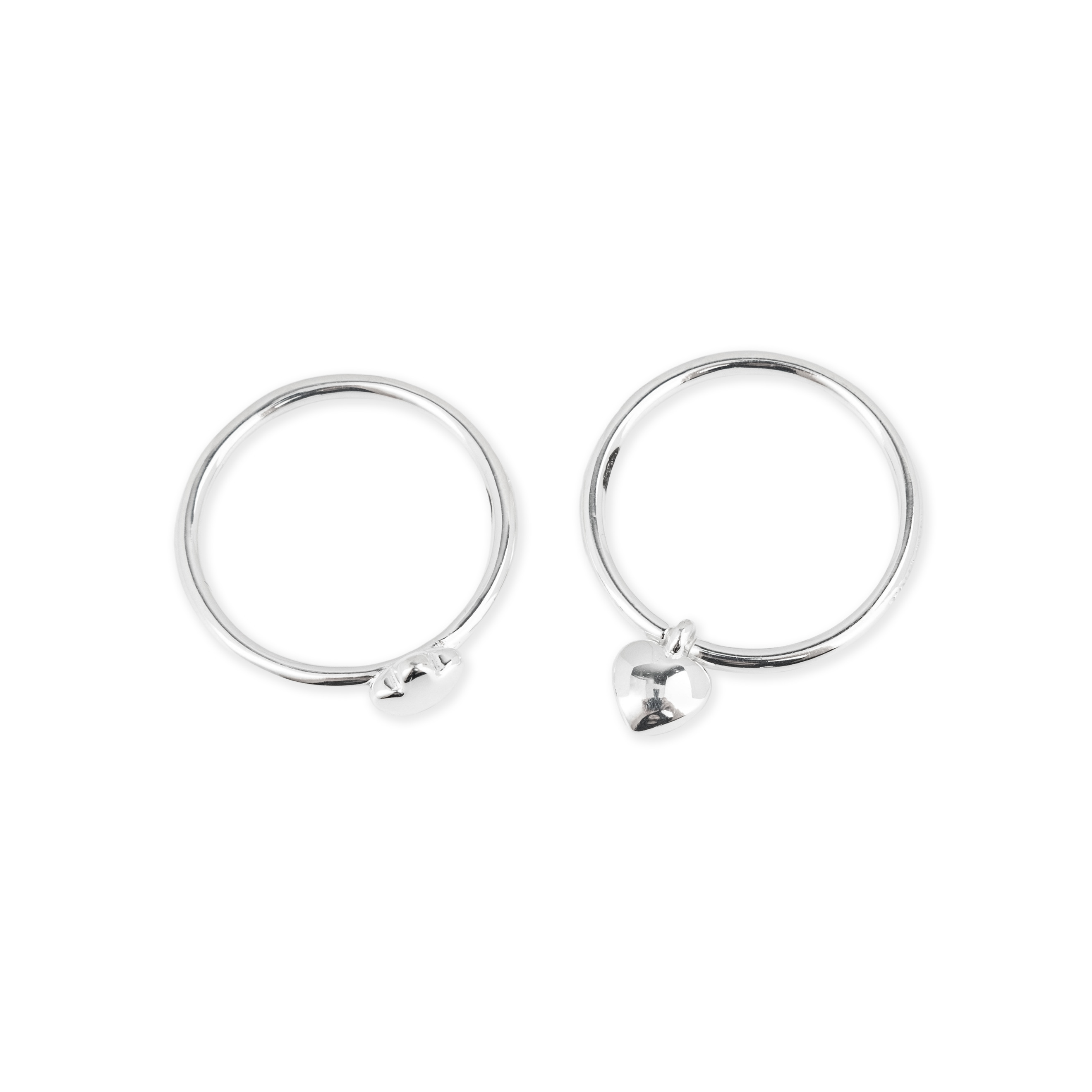 Set of TOUS Mini Icons rings made of silver