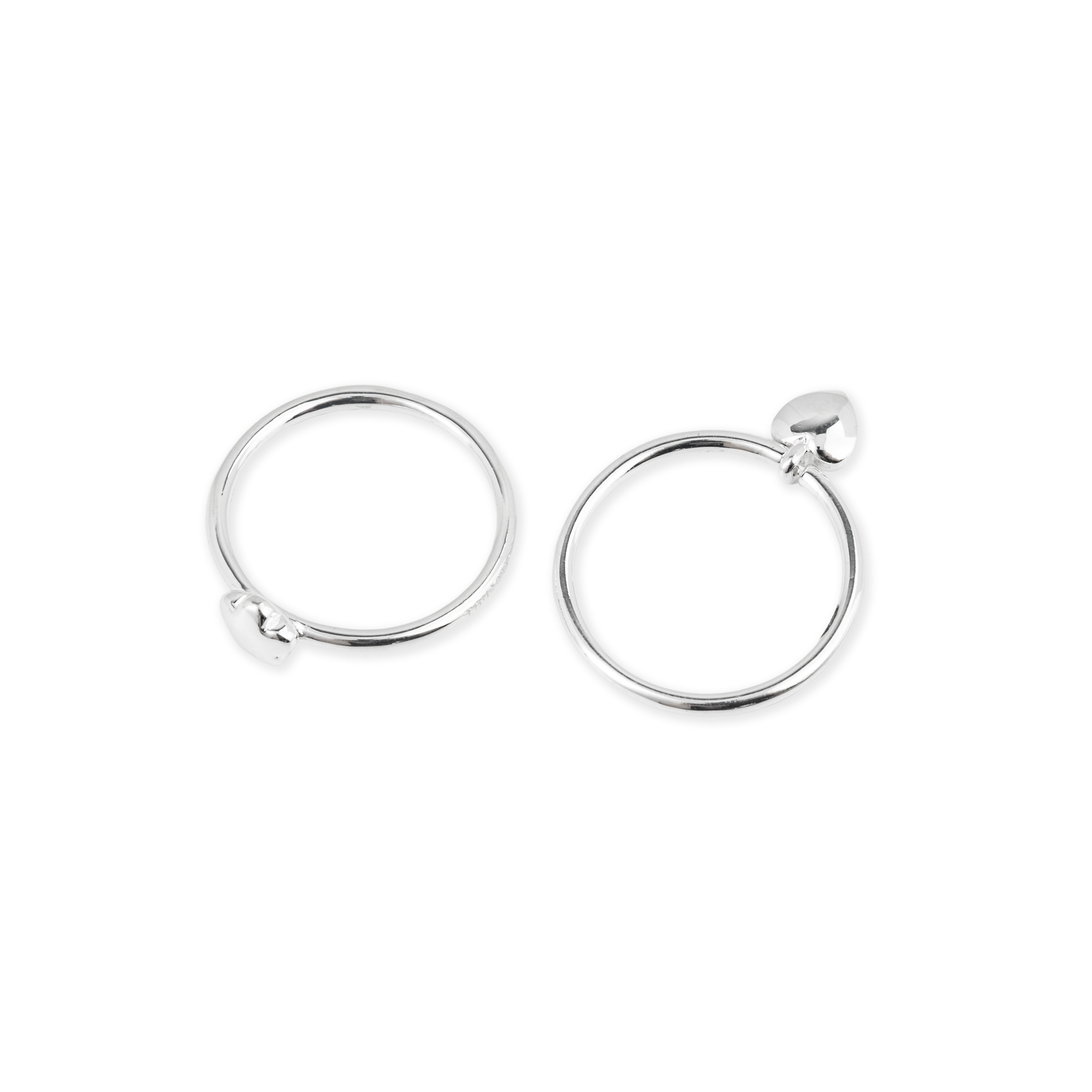 Set of TOUS Mini Icons rings made of silver