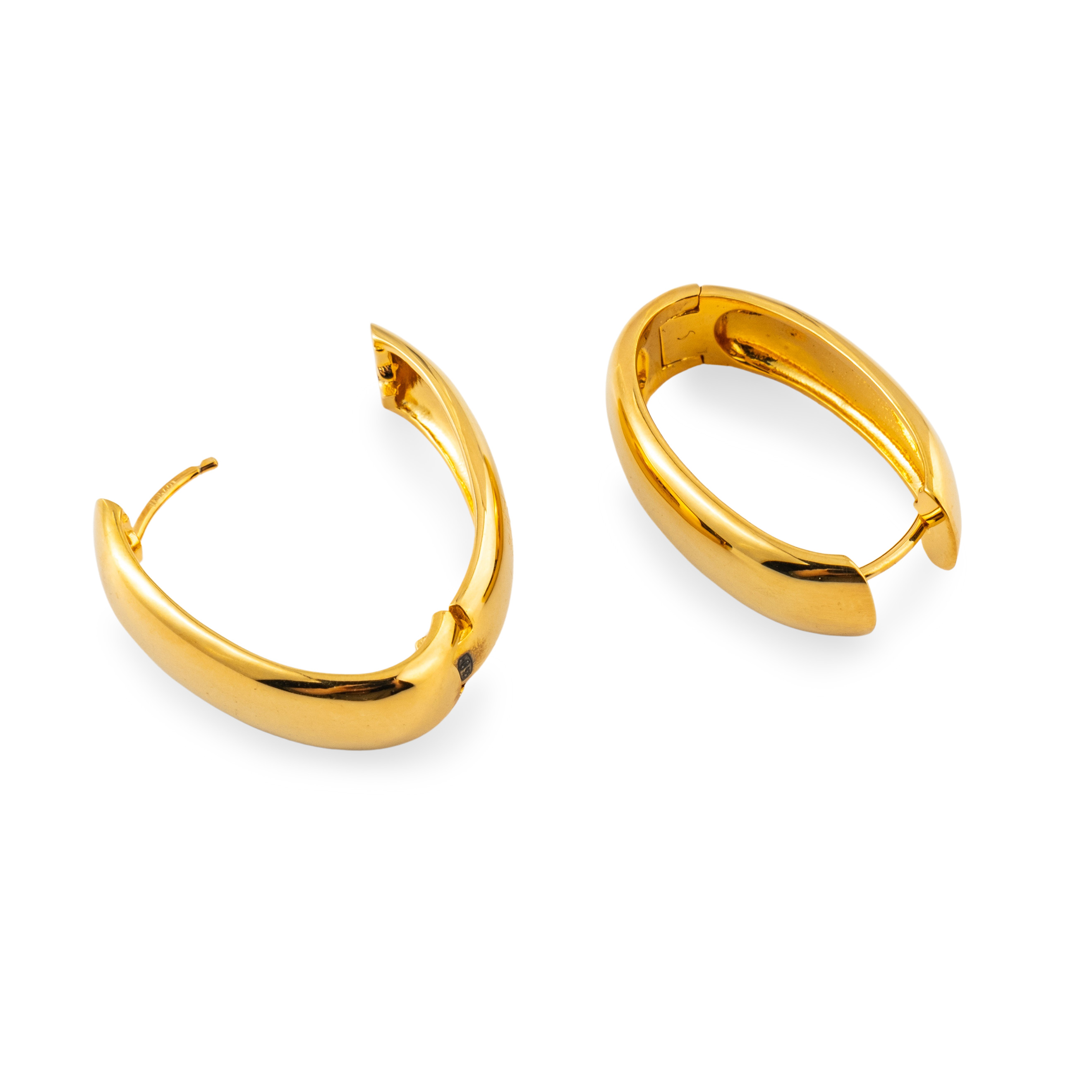 Овальные серьги TOUS Basics из вермеля