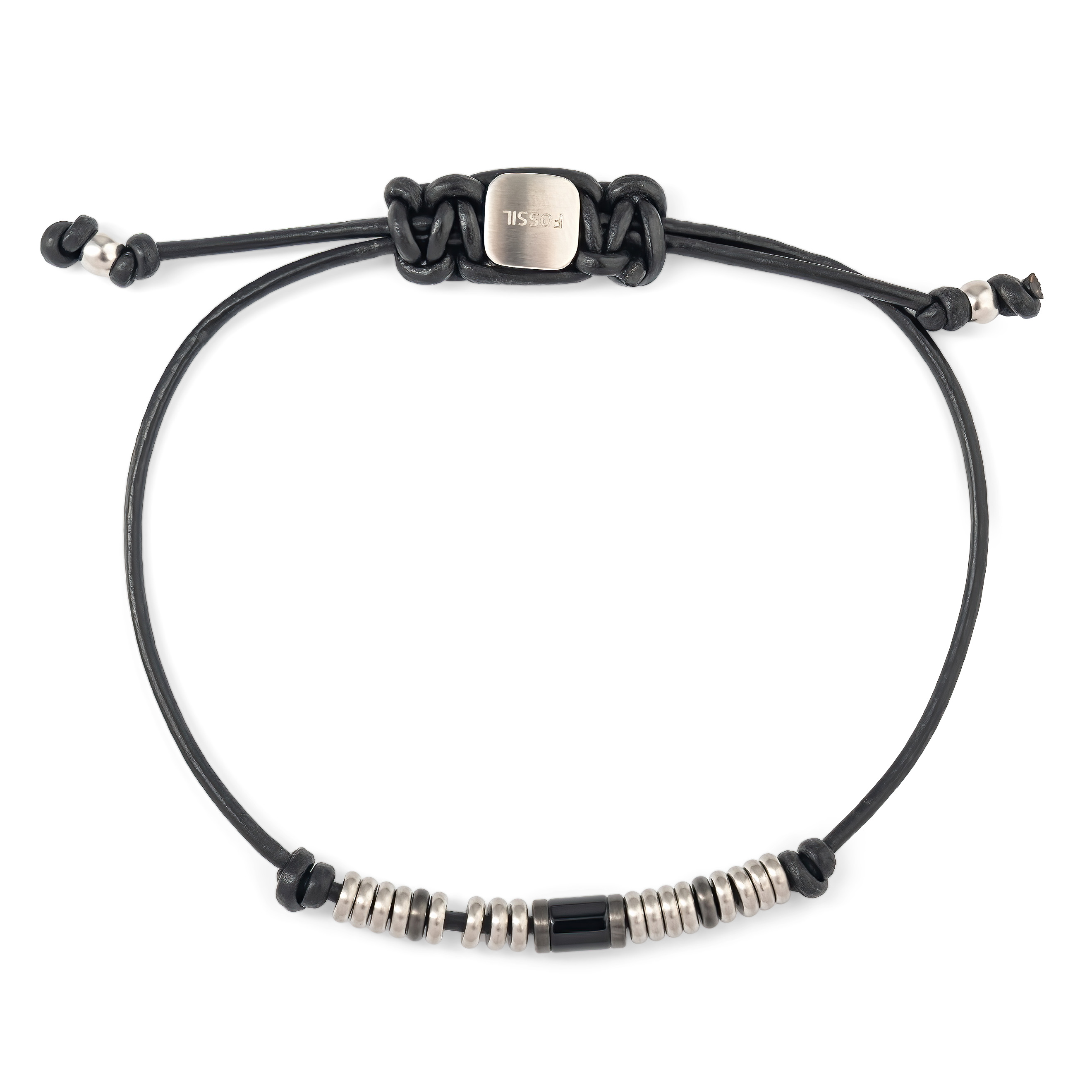 Black Leather Bracelet