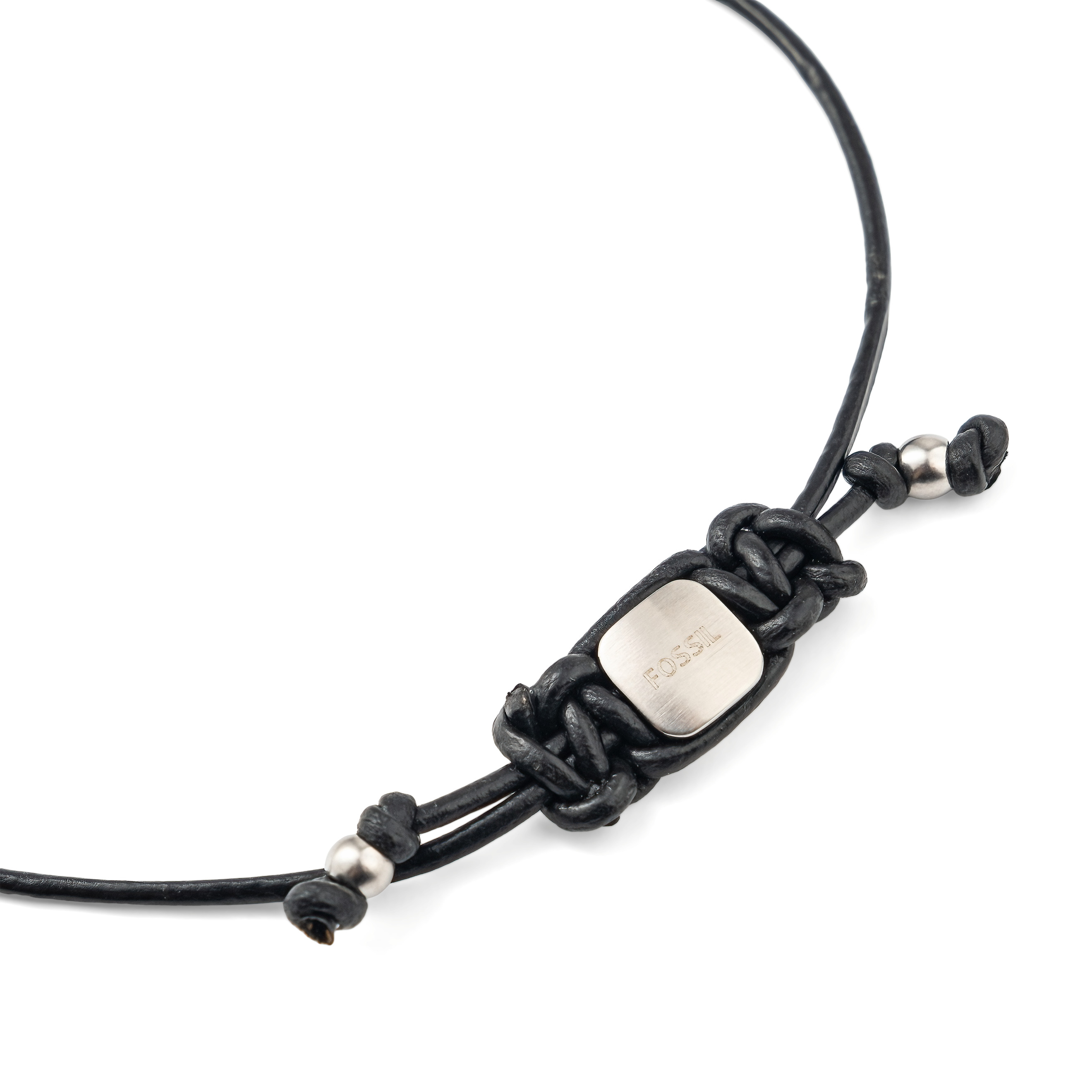 Black Leather Bracelet