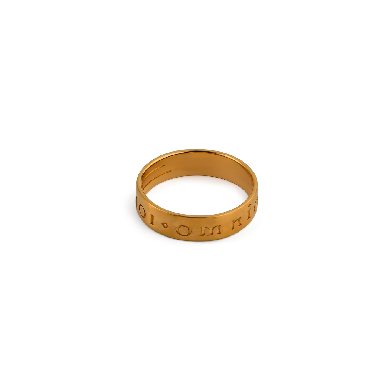 11 Jewellery Кольцо Credo из серебра Amor Omnia Vincit-Все побеждает любовь кольца эстет обручальное кольцо из платины с бриллиантами amor omnia vincit ширина 3 1 мм