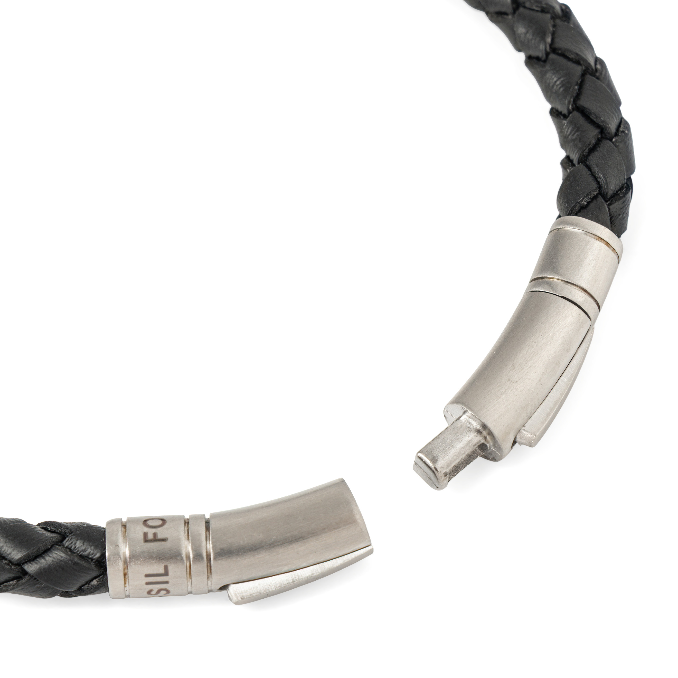 Black Leather Bracelet