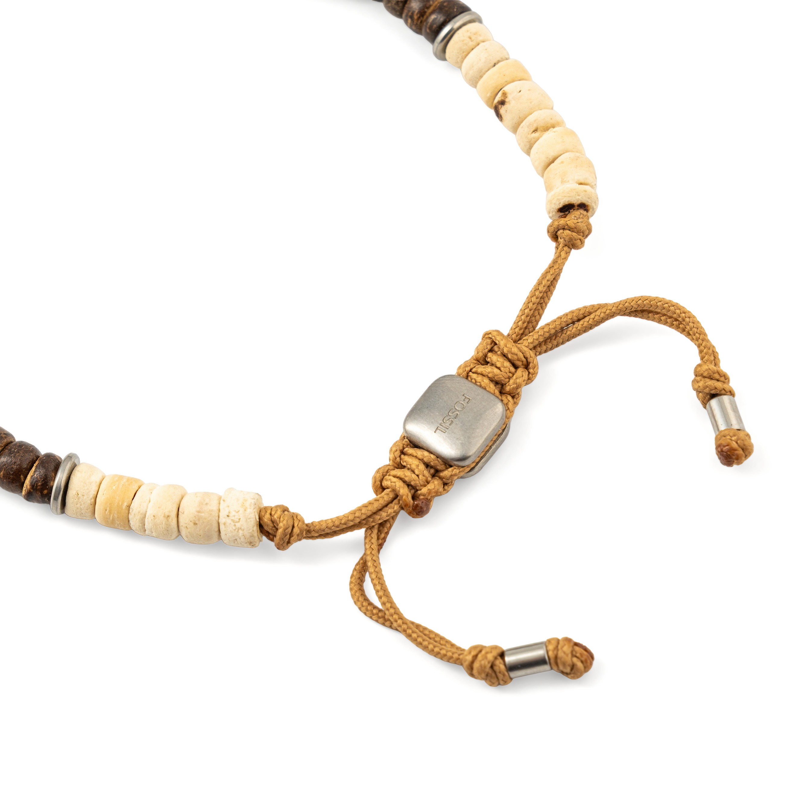 Bracelet with beads made of wood