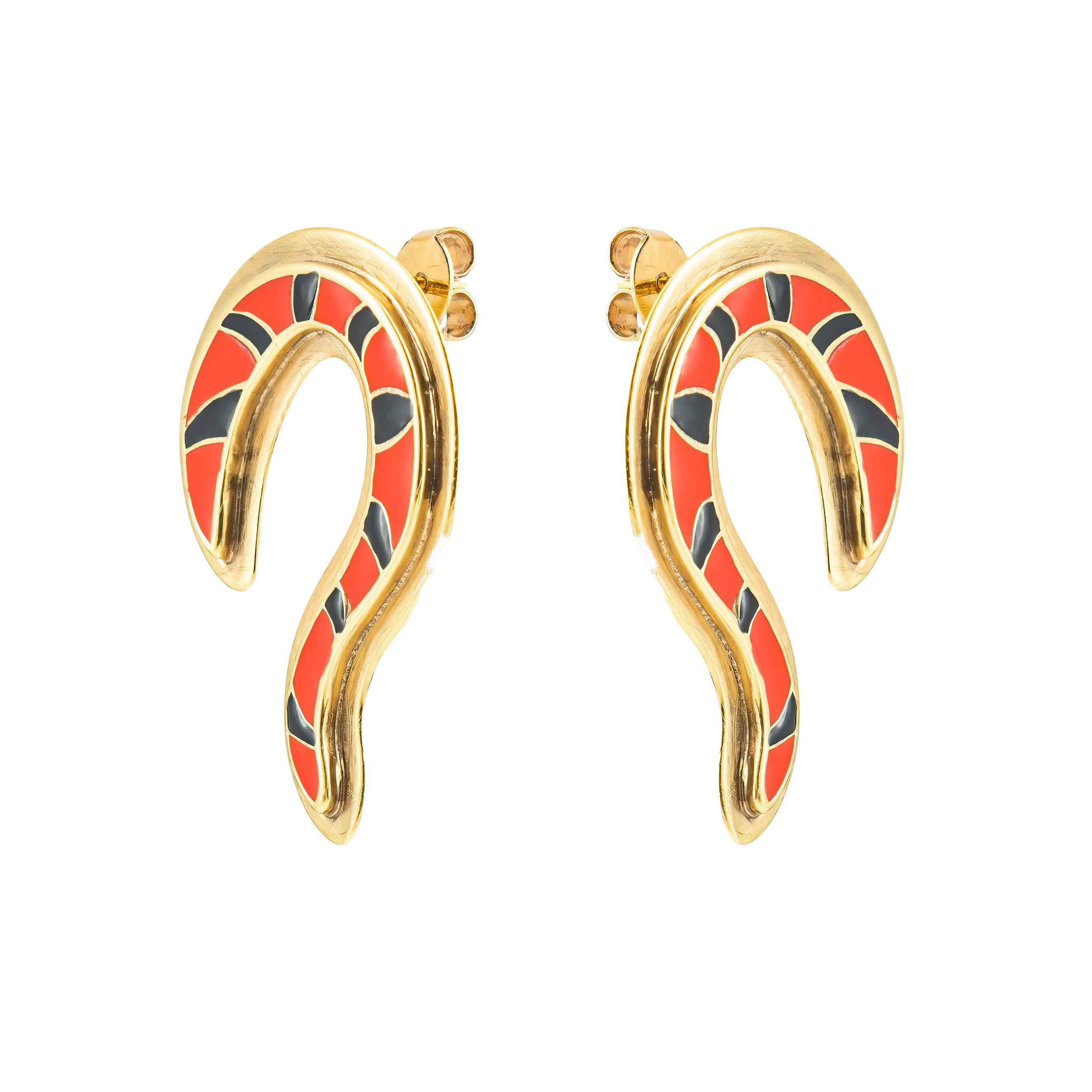 Серьги Red Zebra