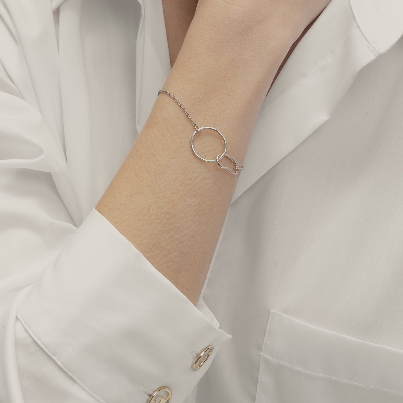 Браслет из серебра Minima