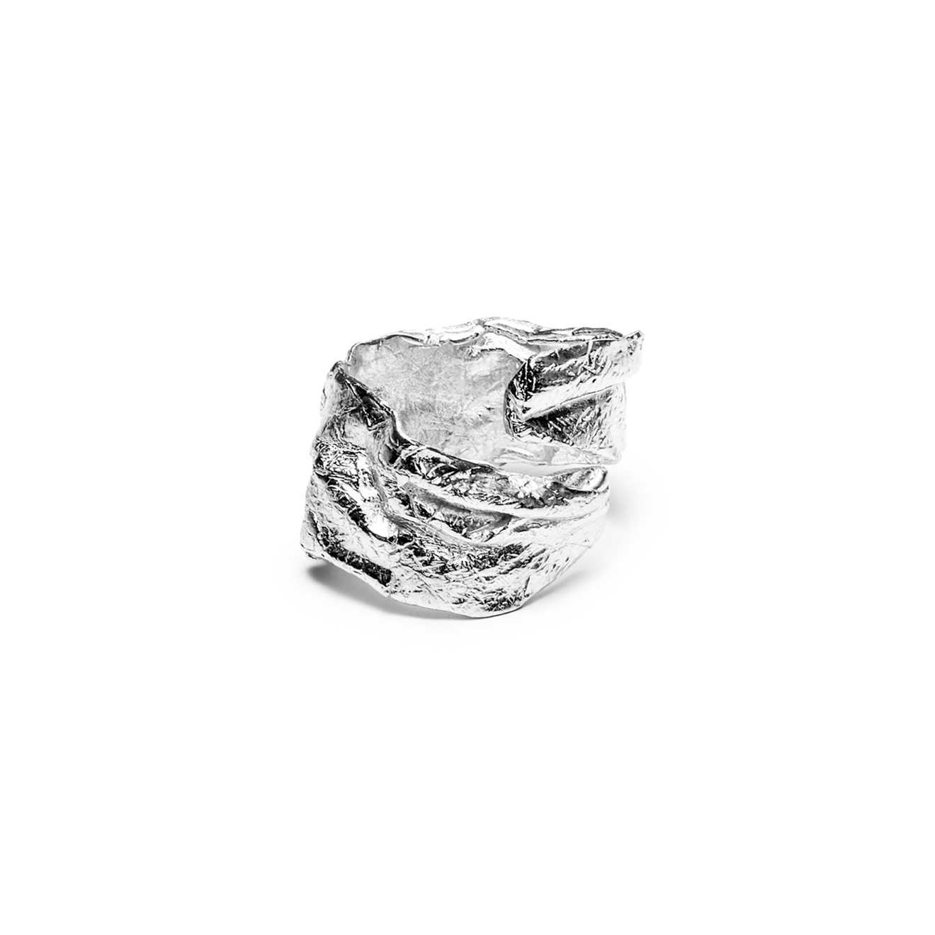 Ringstone Серебристое кольцо Fortune lisa smith серебристое фактурное многоуровневое кольцо